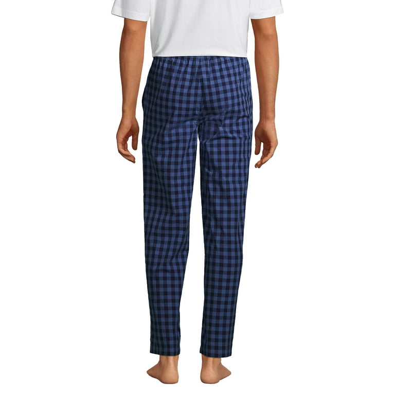 Lands End Men s Poplin Pajama Pants Walmart