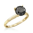 thumbnail image 4 of Ross-Simons 2.00 Carat Black Diamond Solitaire Ring in 14kt Yellow Gold, Women's, Adult, 4 of 5