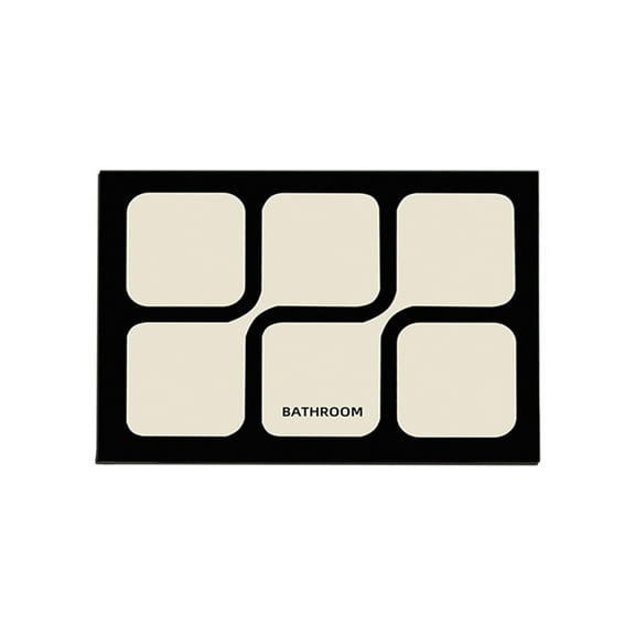 Mouliraty Ultra Diatomaceous Earth Bath Mat Rug, Rubber Non-Slip Quick Dry Absorbent Thin Bathroom Rug for Bathroom Entrance, Bathtub Front, Sink, Shower Rug (16" x 24")