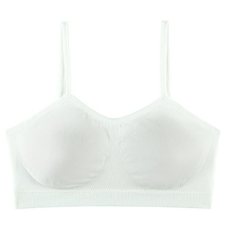

fanshao Full Cup Beauty Back Wire Free Ribbed Sports Bra Women Sexy Solid Color Sling Gym Underwear