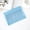 Light Blue, variant on 3 Ring Binder Pencil Pouch - Large Clear Window Pen Case with Grommets, Waterproof Diamond-Weave Fabric, Heavy Duty Metal Zipper