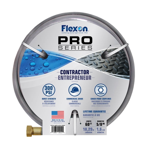 Flexon 5/8-Inch by 60-Foot Contractor Garden Hose CG5860