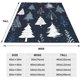 thumbnail image 5 of Manta con pintura de árbol de Navidad, manta navideña, manta navideña para sofá cama, viaje, 60 x 50 pulgadas, 5 of 8