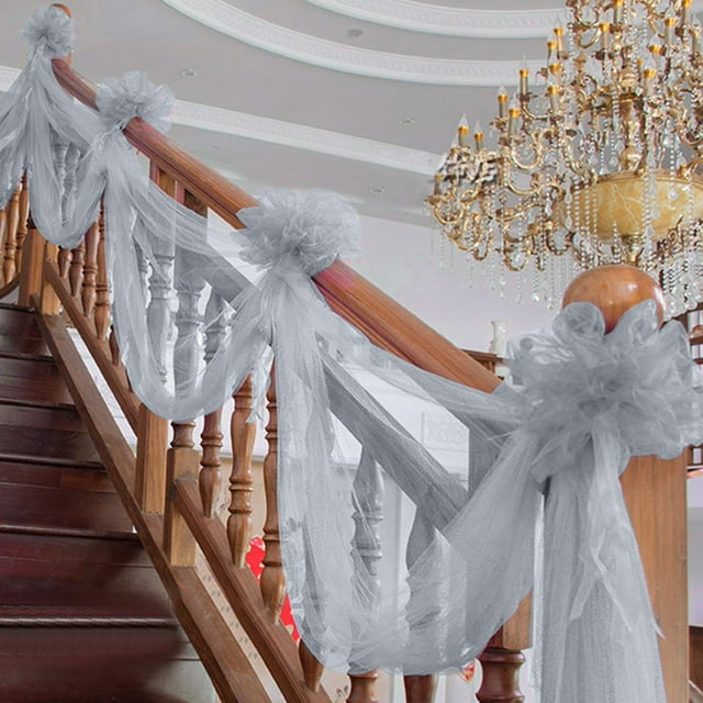 CUITING Wedding Birthday Party Decorations Bridal Shower Decorations Stair Chair Decoration Yarn 10m Packing