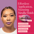 thumbnail image 3 of Aromi Metallic Liquid Lipstick | Mauve Lip Color for Women, Shimmery Finish, Long-lasting (Sugared Mauve), 3 of 14