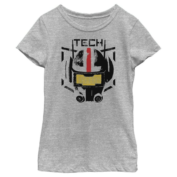 Girl's Star Wars: The Bad Batch Tech  Graphic Tee Athletic Heather X Small