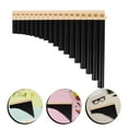 thumbnail image 3 of 1Set Pan Flute Instrument Beige Color Traditional Style For Cultural Events, 3 of 8