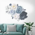 thumbnail image 2 of Clearance! Miyuadkai Wall Stickers Clearance Room Art Decals Wall Flowers Sticker Peony Gift Decor Rose Kids Nursery Home Home Decor Room Decor Grey, 2 of 8