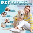 thumbnail image 5 of Lick Mat for Dogs, 2 PCS Dog Slow Feeder Lick Mat, Boredom Anxiety Reducer Pad for Dog, Perfect for Food, Treats, Yogurt, or Peanut Butter, Fun Alternative to a Slow Feed Dog Bowl(Blue,Orange), 5 of 7