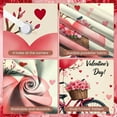 thumbnail image 4 of Heart-shaped Love Banner Puppy Pattern Heart Display Red Pink Rose Decor Romantic Backdrop for Valentine's Day Wedding Pet Party, 4 of 9