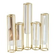 thumbnail image 1 of Florero con bisagras, jarrón de con soporte de Metal, jarrones de plantas con bisagras, jarrón de vidrio para mesa, sala de estar,, 1 of 9