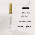 thumbnail image 3 of Tombstone Marker Pen, Waterproof Stone Touch Up Pen for Headstone Inscription Restoration, Strong Coverage Paint Pens for Gravestone Lettering and Memorial Inscriptions (Gold), 3 of 6
