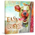 thumbnail image 2 of Marmont Hill - "Breezy Dog" by Connie Haley Painting Print on Wrapped Canvas, 2 of 5