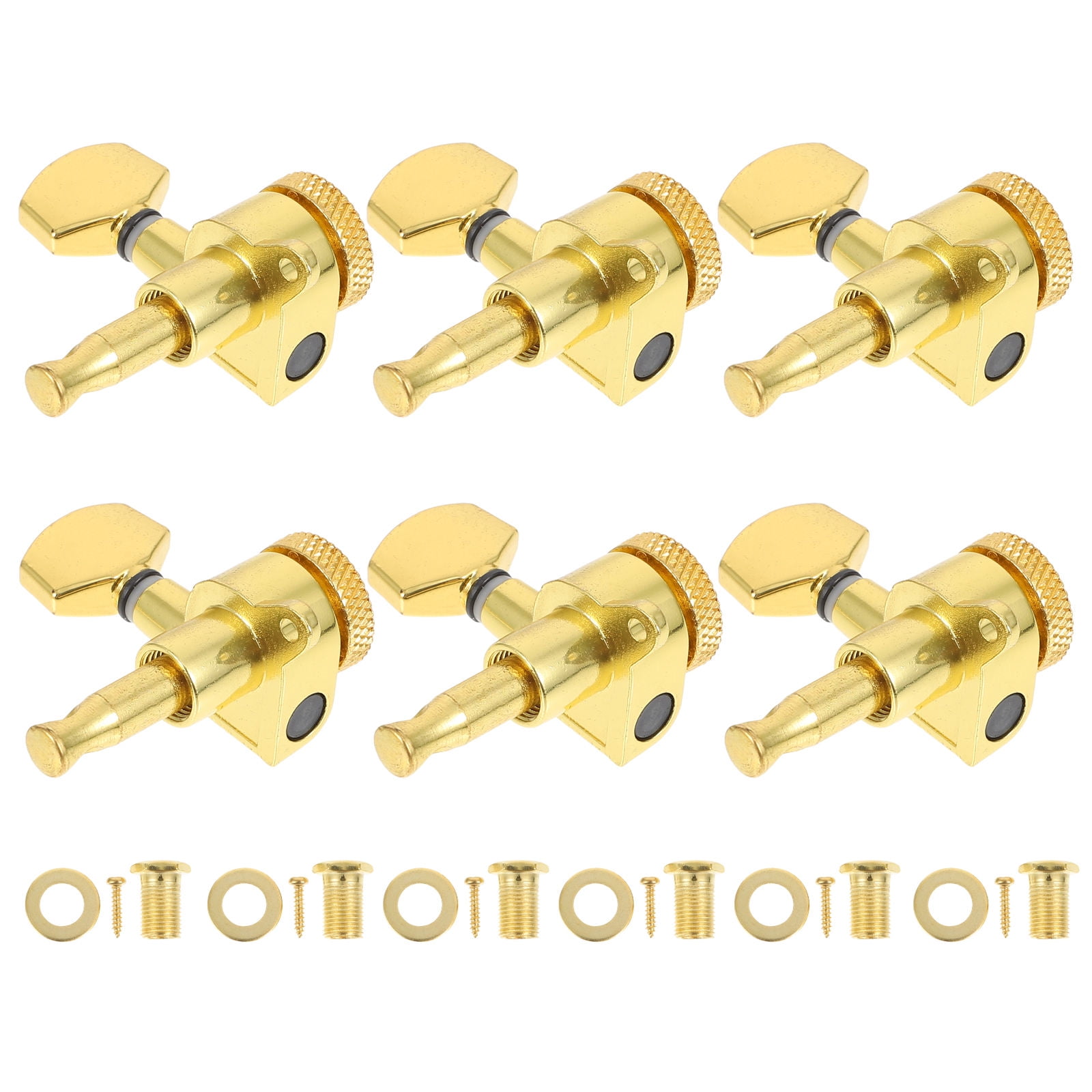 Hemoton  Bass Tuning Pegs Tuners Guitar Turners High Stability Accessories