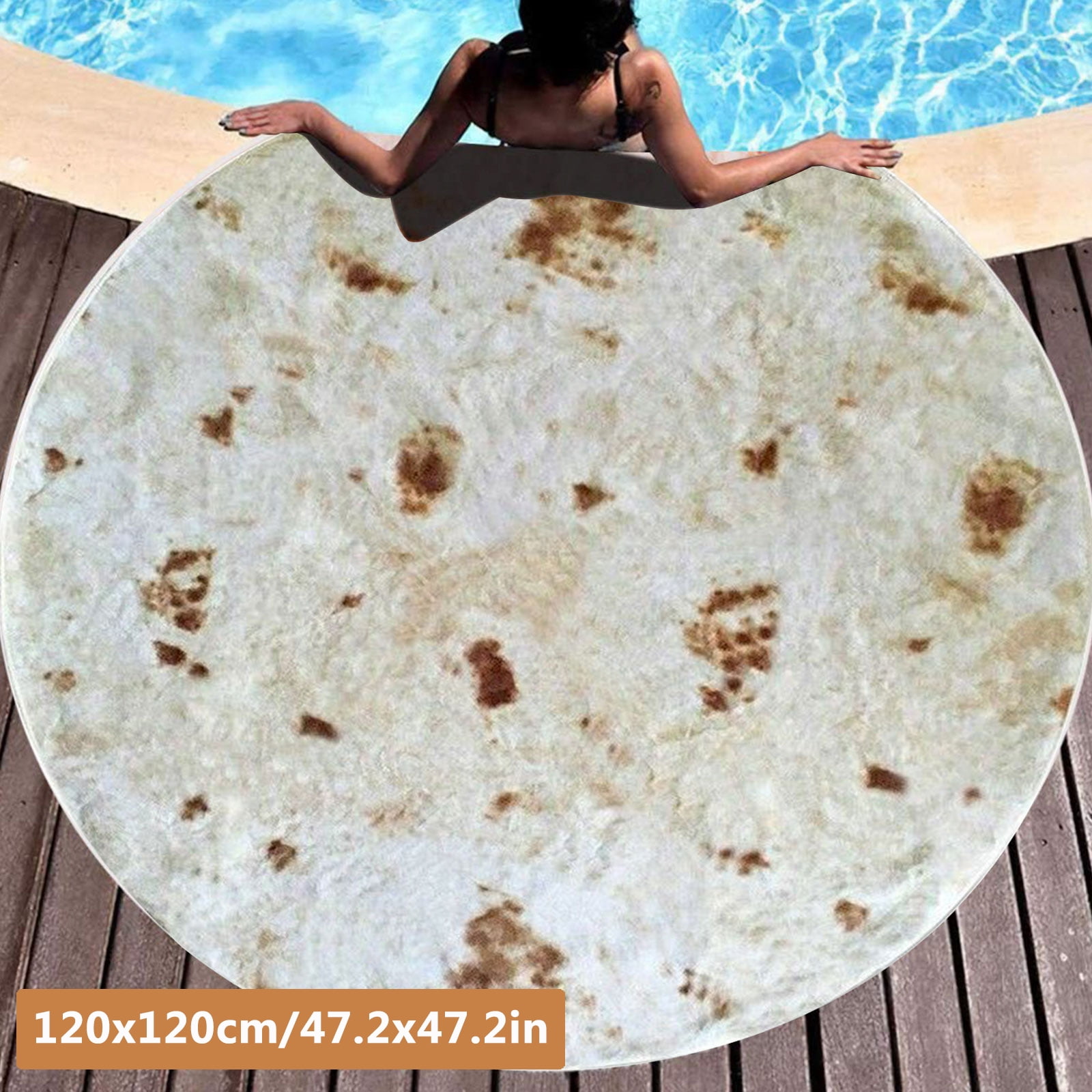 Burritos Tortilla Blanket for Adult and Kids, Novelty Tortilla Blanket