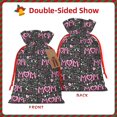 thumbnail image 2 of KLL Lovely Mom Ever for Christmas Gift Bag,Holiday Bags for Gifts Christmas Bags & Drawstring Gift Pouch Reusable Holiday Gift Bags & Party Favor Bags (1 PCS)-, 2 of 9