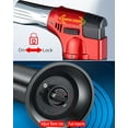 thumbnail image 4 of 4-Flames Blow Torch,Kitchen Butane Torch,Refillable Culinary Gas Flamethrower Torch Lighter with Safety Lock Adjustable Flame for Desserts Creme Brulee BBQ Baking Camping(Butane Not Included), 4 of 8