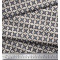 thumbnail image 3 of Soimoi Silk Fabric Dot & Floral Small Print Fabric by Yard 42 Inch Wide, 3 of 3