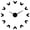Black, variant on Little Butterfly Silouette Frameless Wall Clock Stickers, DIY Modern Decorative Clocks for Living Room, Bedroom, Office - Easy to Install, Large 3D Clock Design (Black,27in)