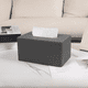 thumbnail image 1 of Caja de pañuelos de papel para sala de estar, de cuero, de lujo, para escritorio, sencilla, para baño de pies, para tienda, para publicidad de hoteles, 1 of 3