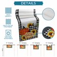 thumbnail image 6 of Thanksgiving Table Runner 48 Inches Long Farmhouse Dress Scarves, Fall Orange Black Plaid Pumpkin Sunflower Dining Tablerunner for Coffee Table/Kitchen Island/Party Décor, 13" x 48", 6 of 8