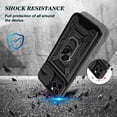 thumbnail image 4 of SOGA Compatible for Apple iPhone 13 Pro Max Case with Camera Screen Protector Cover Rugged ShockProof Drop Protection Phone Case with Magnetic Kickstand Mount Plate [Black], 4 of 7