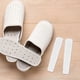 thumbnail image 3 of Plush Heel Strap White Add Warmth with 8Pcs Detachable Slipper Inserts, 3 of 3
