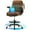 Brown, variant on JONPONY Drafting Chair Tall Office Chair for Standing Desk, Ergonomic High Office Chair with Adjustable Foot Ring, Flip-Up Armrests, Lumbar Support for Home office or Drawing Use ,Brown