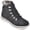 Black/Fabric/Fur, variant on Womens Hallett Faux Fur Trim Lace Up Ankle Boots