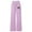 Purple, variant on Byoo Bow Graphic Sweatpants for Toddler Girl Straight Fit Wide Leg Elastic Smocked Waist Drawstring Trousers Sports Joggers Pants
