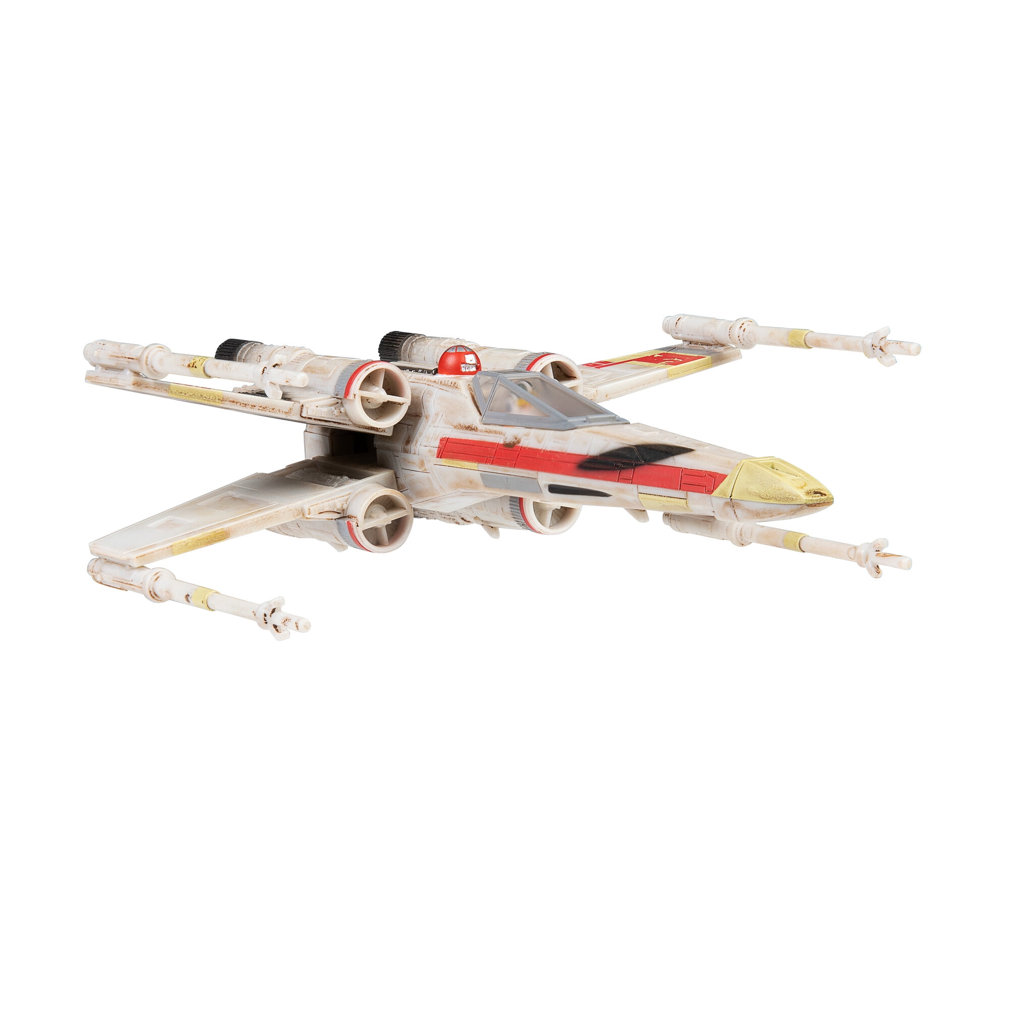 Star Wars Micro Galaxy Squadron Wedge Antilles’  X-wing (Damaged) - 5 inch Starfighter Class Vehicle