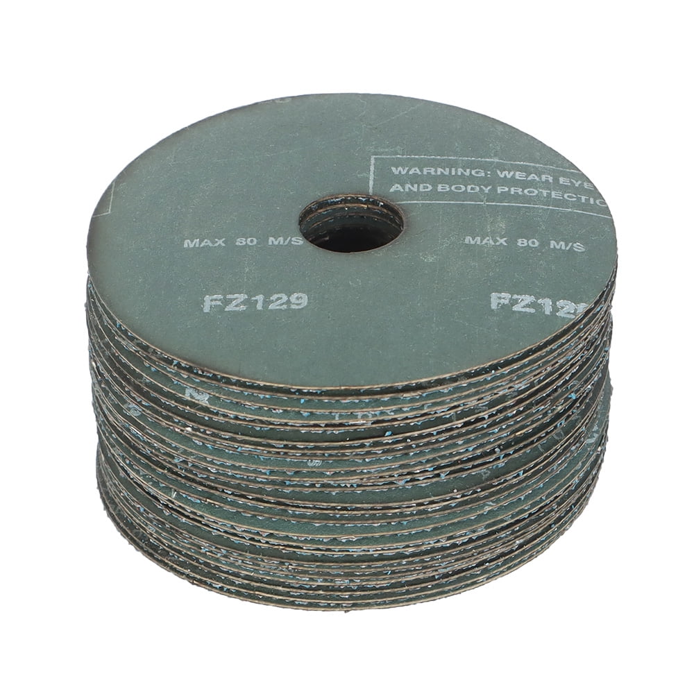 4 Grinding Discs UXCELL Uxcell 4-Inch X 5/8-Inch Aluminum Oxide Resin Fiber Discs, Center Hole 120 Grit Sanding Grinding Discs, 15 Pack Angle Grinder Sanding Disc