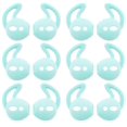 thumbnail image 1 of Ganchos de silicona para AirPods 1 y 2 JNSA, 6 pares, verdes, 1 of 2