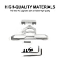 thumbnail image 2 of QualitChoice Aluminum Alloy 1/24 Rear Bumper RC Upgrade Part 2pieces Durable Rc Rear Bumper For SCX24 RC Car Part RC Car Accessories Red, 2 of 6
