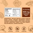 thumbnail image 4 of Mushroom Coffee Organic (60 Servings) 10 Mushrooms (Lion’s Mane, Cordyceps, Turkey Tail & Other) Mixed With Gourmet Arabica Instant Immune Boosting Coffee for Focus & Gut Health Support, 4 of 5