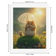 thumbnail image 2 of Paint by Numbers Kit for Adults, Cute Hamsters Under Clear Umbrella Paint by Numbers, Easy Paint by Numbers Kit for Adults Beginner, DIY Adult Paint by Number Kits on Canvas, Home Decor, 2 of 7