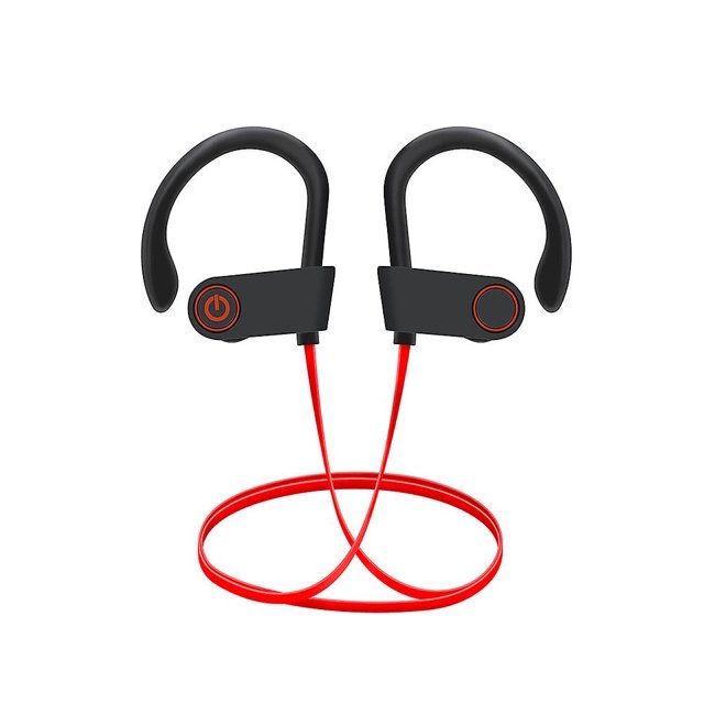 Auriculares Bluetooth QUANZHOUTIANDI deportivos Inalámbricos Impermeables Negro rojo