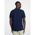 thumbnail image 3 of George Men's and Men's Big & Tall Tipped Pique Polo Shirt with Short Sleeves, Sizes XS-5XL, LT-3XLT, 3 of 5