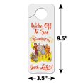 thumbnail image 6 of The Wizard of Oz Yellow Brick Road Plastic Door Knob Hanger Sign, 6 of 7