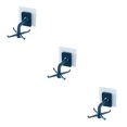 thumbnail image 4 of Bewildely Ganchos de pared de 4 garras Soporte de almacenamiento Giratorio de 360 ° sin perforaciones Accesorio de suspensión giratorio Type1 NO1, 4 of 6