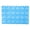 Blue, variant on YAHHU Plastic Spliced Anti-Slip Pet Kennel Crate Pad Mat for Dogs and Cats, Hollow Floor Cushion for Bathrooms, 11.4 in / 29 cm Length, Blue Color