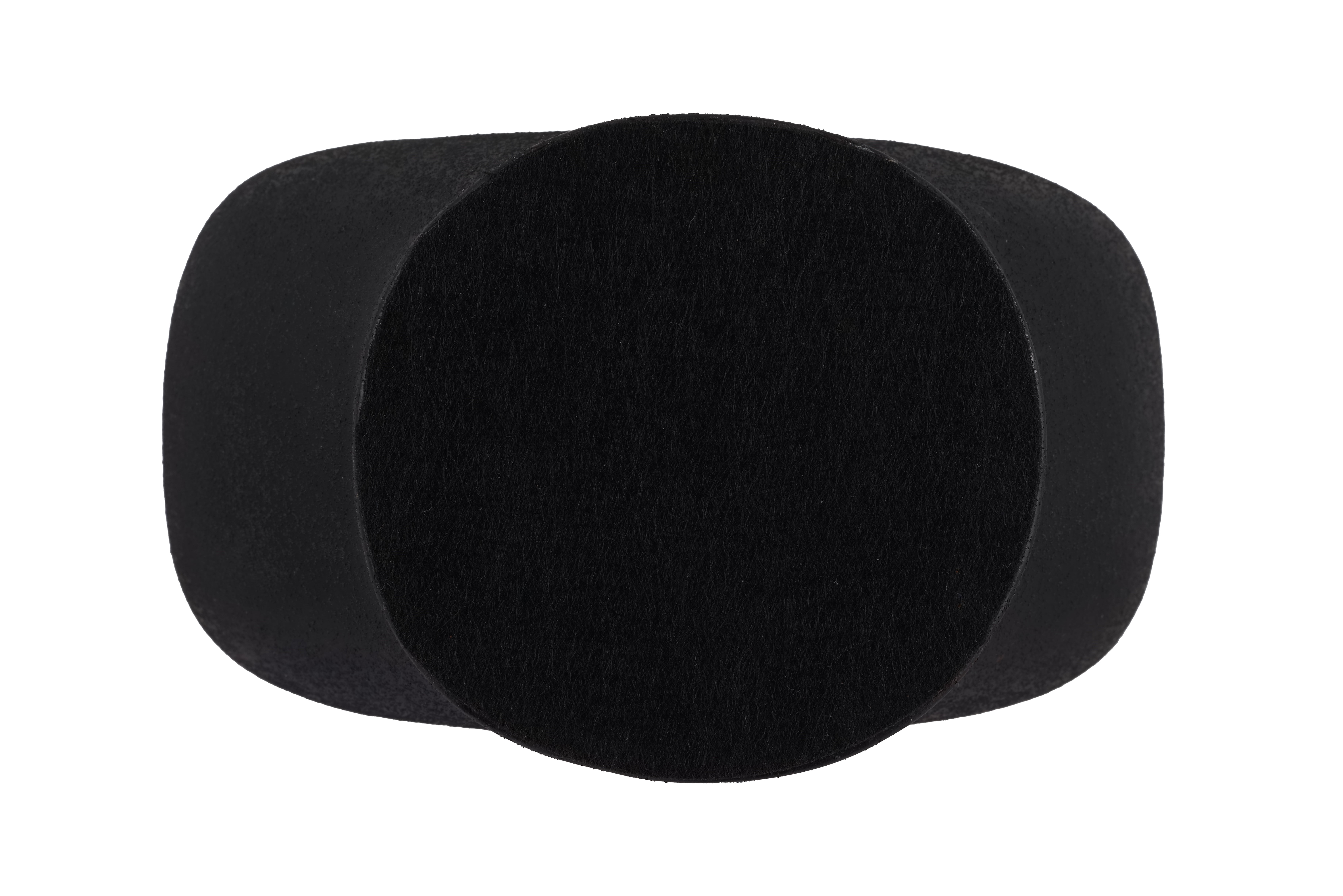 Better Homes & Gardens 18"H Matte Black Oval Ceramic Table Lamp Base