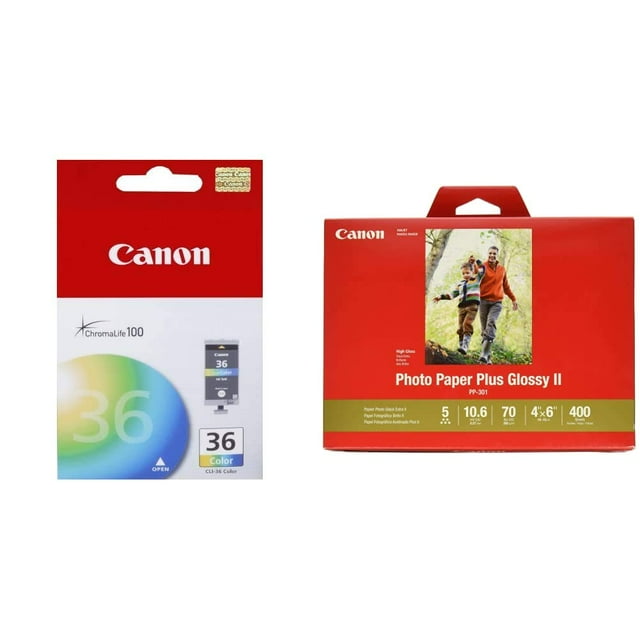 Tanque de tinta Canon CLI-36 compatible con impresoras en color