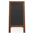 thumbnail image 4 of Casafield 40" x 20" A Frame Chalkboard Sign, Rustic Brown Double-Sided Magnetic Wooden Menu Board for Cafés, Sandwich Shops, Sidewalks, and Weddings, 4 of 8
