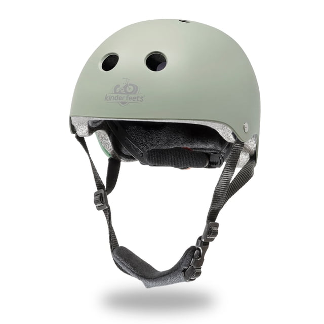 Kinderfeets Adjustable Toddler and Kids Multi Sport Bike Helmet, Silver Sage