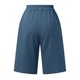 thumbnail image 5 of Pantalones cortos de pijama con botones y estampado a cuadros para mujer: ropa de dormir suave, cintura elástica, estampado bonito, 5 of 6