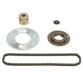 thumbnail image 2 of Piedina de la Rueda de Cadena, Coloción de Ruedas Trasero Delantera 4 Oritos de 13 mm Conector 11t y 55t 82 Cadena de Enlaces para mini motocletas, 2 of 7