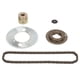 thumbnail image 2 of Kit De Piñón De Cadena, Juego De Piñón Trasero Delantero De Alta Dureza 25H Conector De 13 Mm Cadena De 82 Eslabones 4 Orificios Para Mini Motocicletas, 2 of 7