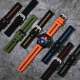 thumbnail image 3 of Silicone Watch Bands,18mm Quick Release Rubber Watch Strap for Men Women,Black with Silver Buckle, 3 of 8