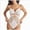 Y-White, variant on Women's Lingerie Bodysuit Lace Sheer One Piece Sleeveless Ruffle Cami Teddy Babydoll Nightwear (White,L)